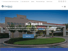 Tablet Screenshot of oakbendmedcenter.org